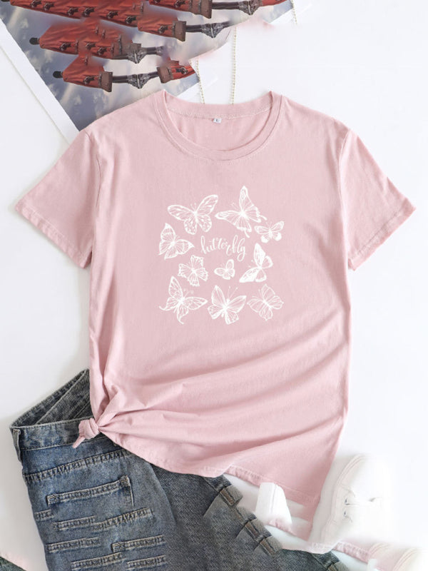 Women's Butterfly Short Sleeve T-Shirt