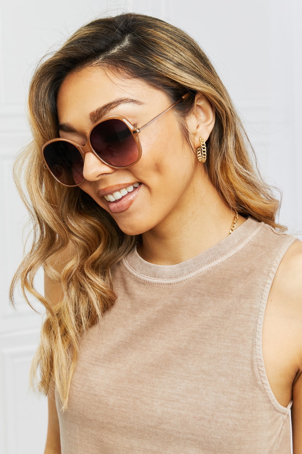 New Hybrid Full Rim Sunglasses
