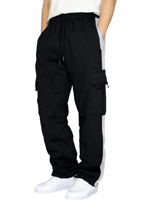Men's Loose Multi-pocket Lanyard Pants