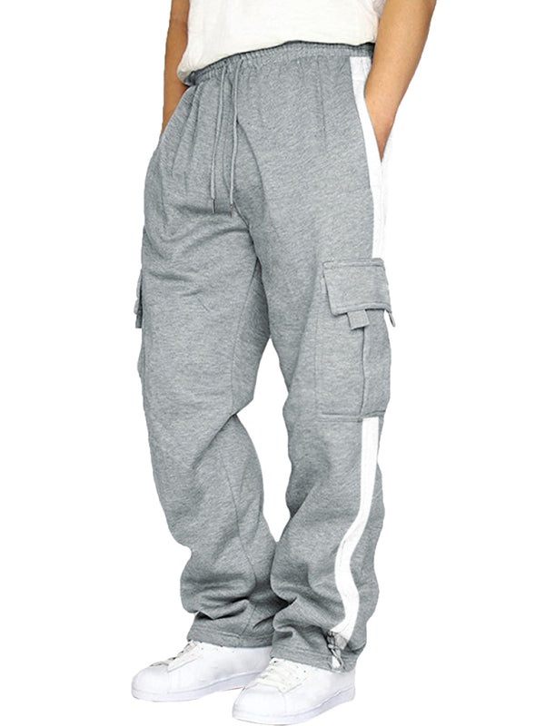 Men's Loose Multi-pocket Lanyard Pants