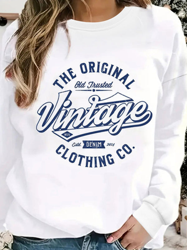 New Retro Long-sleeve Sweatshirt