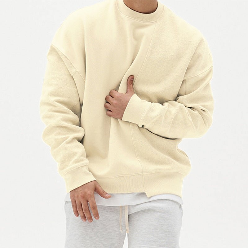 Men Loose Sleeve Sport Sweatshirt - Talk to the tee store