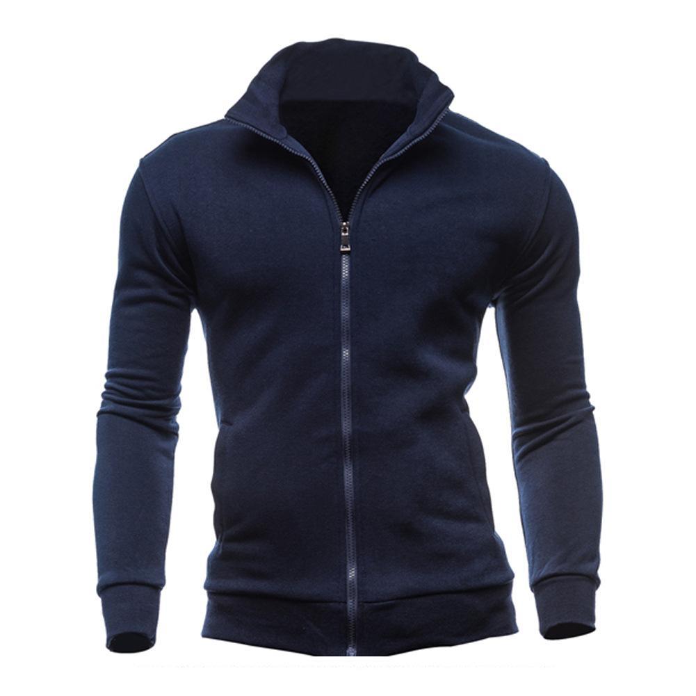 Men Turtleneck Zip Jacket - Talk to the tee store