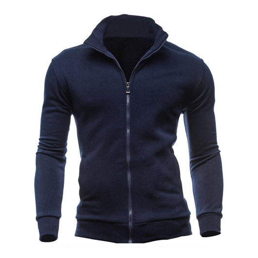 Men Turtleneck Zip Jacket - Talk to the tee store