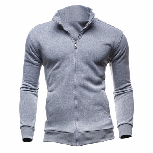 Men Turtleneck Zip Jacket - Talk to the tee store