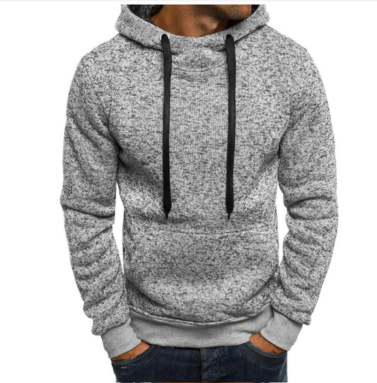 Mens Long Sleeve Solid Fleece - Talk to the tee store