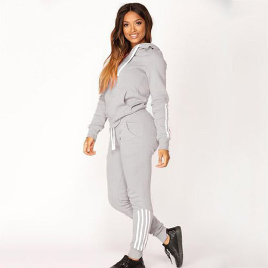 Printed Long-sleeved Sportswear Suit - Talk to the tee store