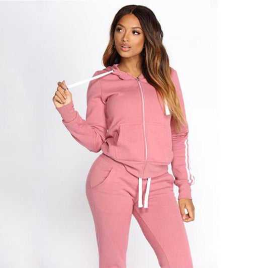 Printed Long-sleeved Sportswear Suit - Talk to the tee store