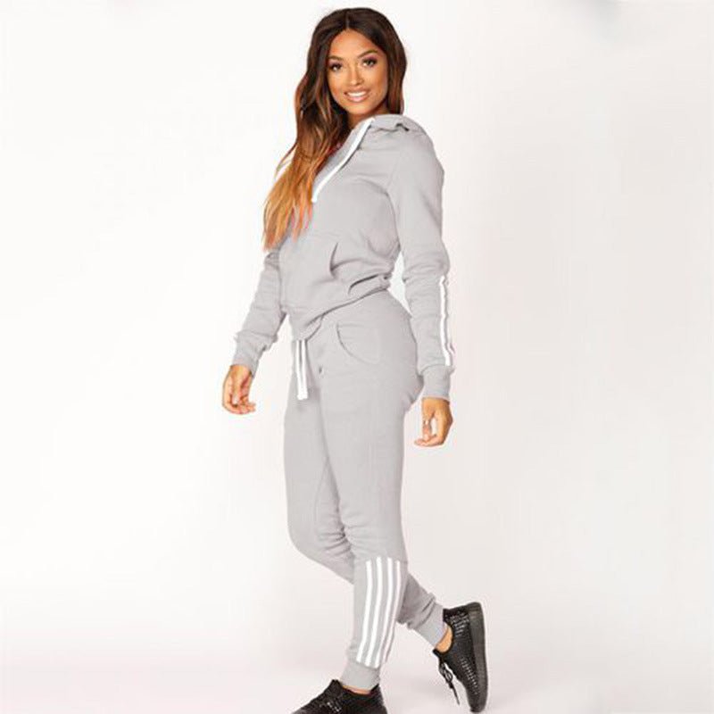 Printed Long-sleeved Sportswear Suit - Talk to the tee store
