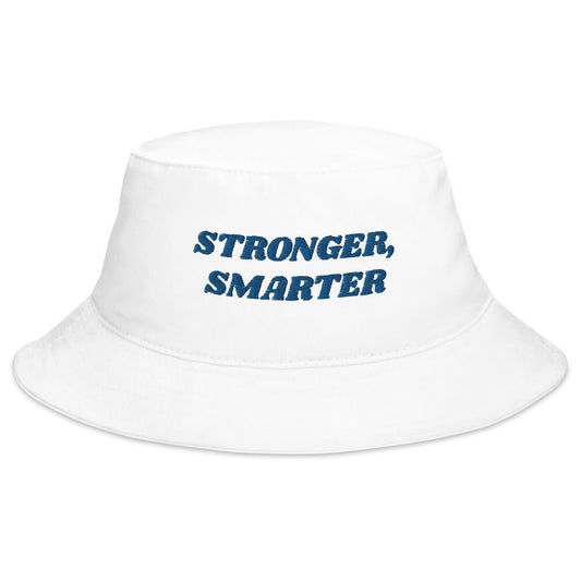 Stronger & Smarter Bucket Hat - Talk to the tee store
