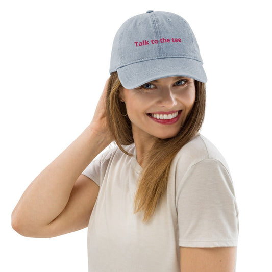 Talk to the tee Denim Hat - Talk to the tee store