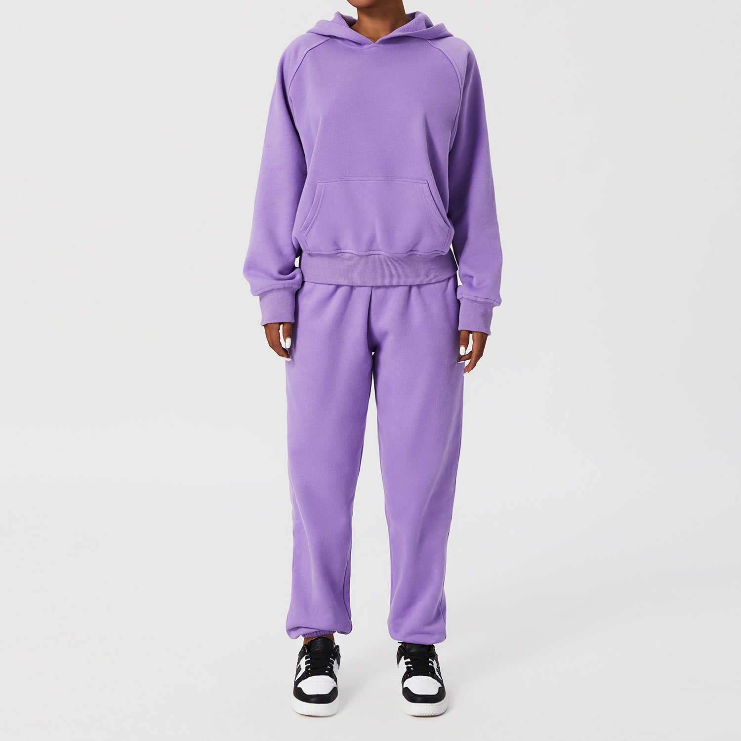 Winter Hooded Loose Sports Suit - Talk to the tee store