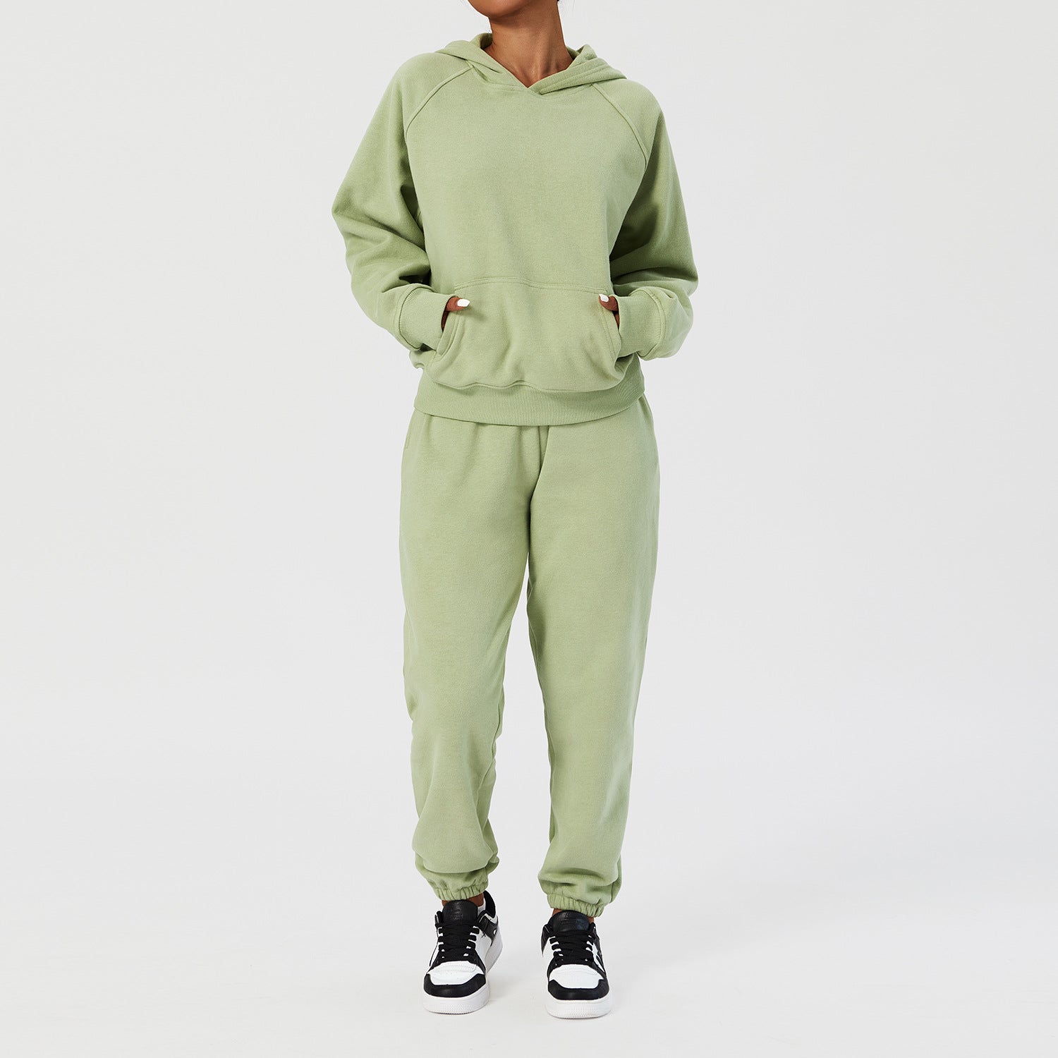 Winter Hooded Loose Sports Suit - Talk to the tee store