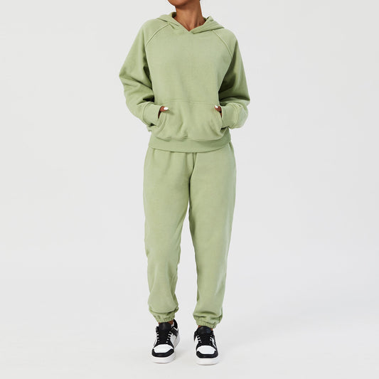 Winter Hooded Loose Sports Suit - Talk to the tee store