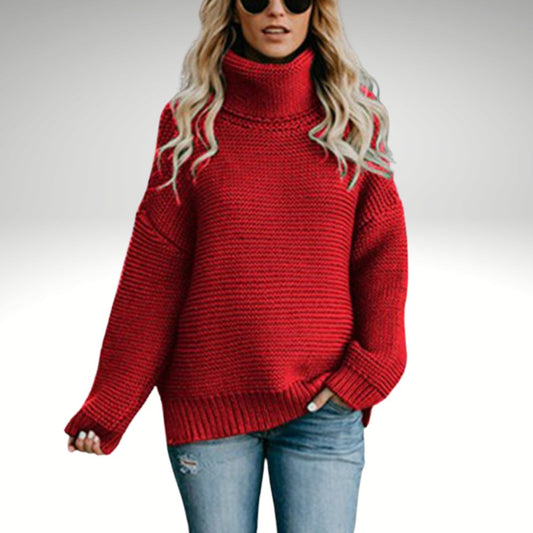 Women Turtleneck Sweater - Talk to the tee store