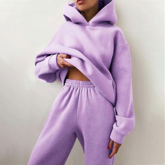 Women's Hoodie Two Piece Sets - Talk to the tee store
