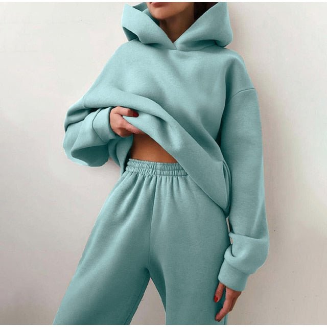 Women's Hoodie Two Piece Sets - Talk to the tee store