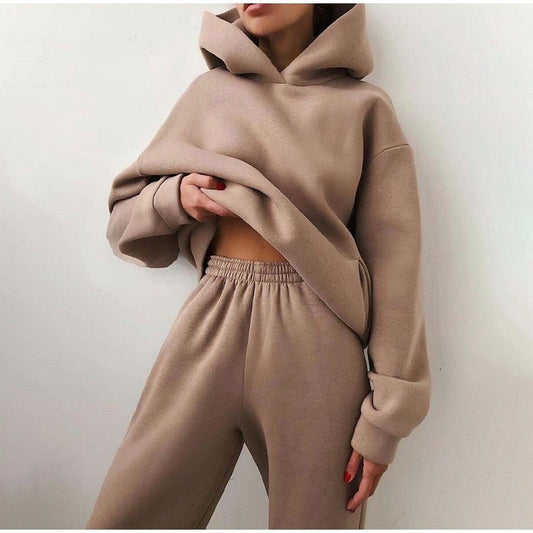 Women's Hoodie Two Piece Sets - Talk to the tee store