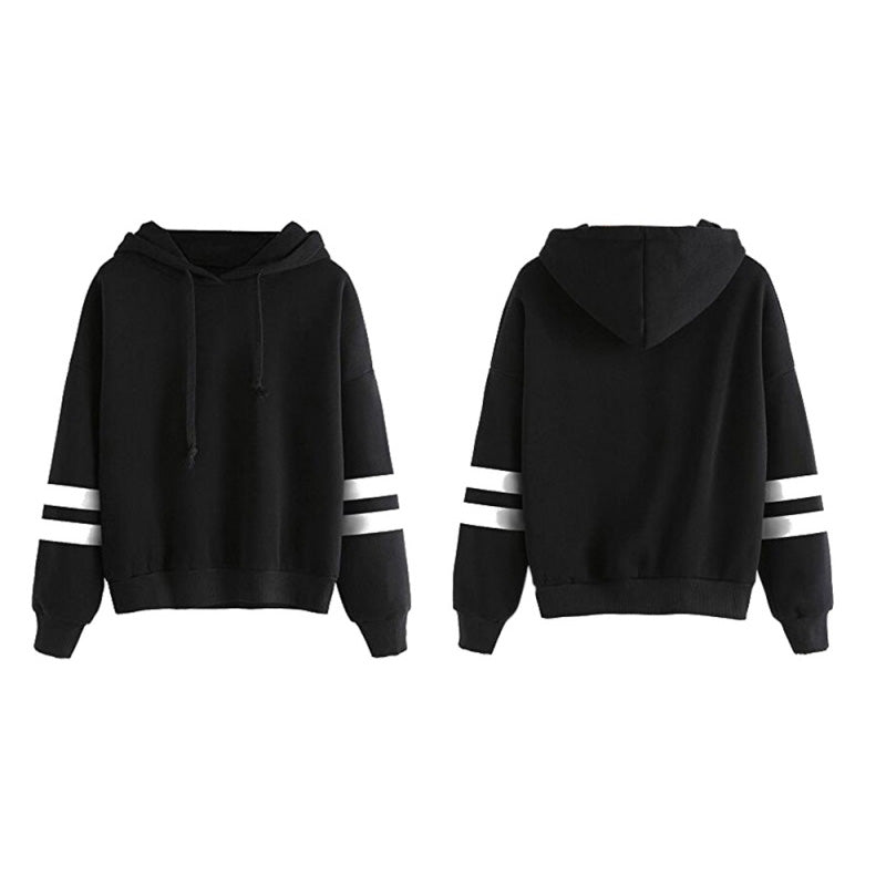Women's Loose Long Sleeve Hoodie - Talk to the tee store