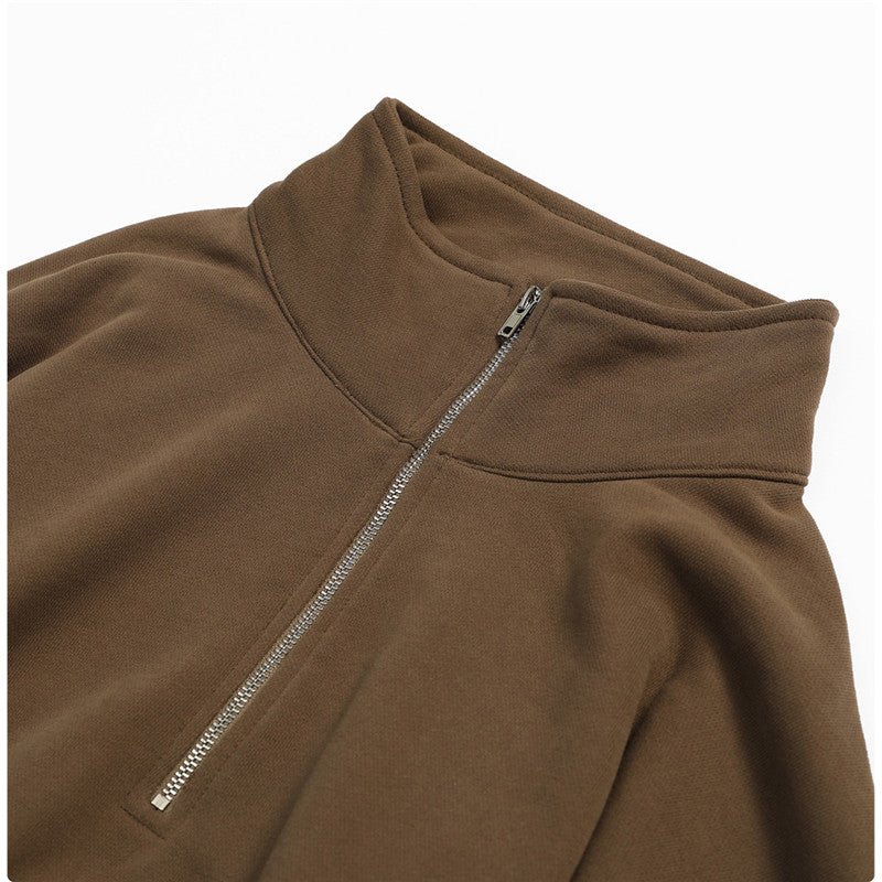 Zipper Drawstring Sports Tops - Talk to the tee store